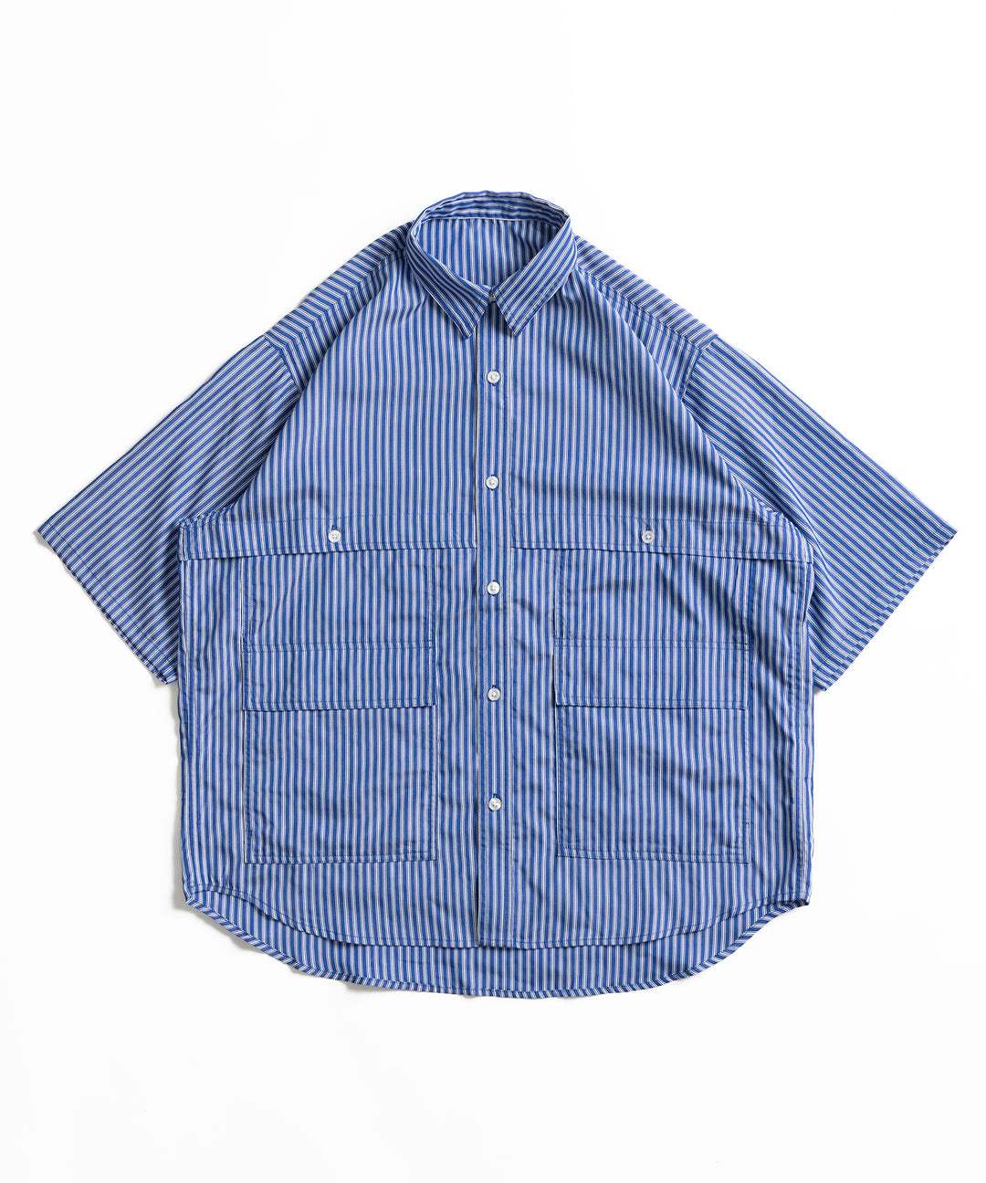 WETTEMPT｜ウィテンプト】MULTI POCKET STRIPE SHIRT / マルチ