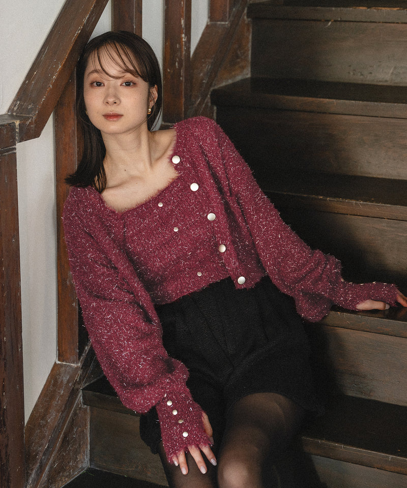 glitter knit ensemble / グリッターニットアンサンブル