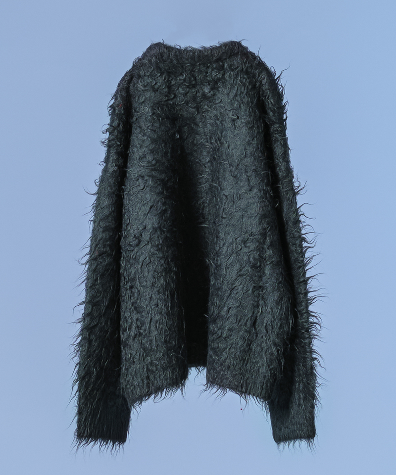 新色追加【selleglant｜セレグランテ】LONG SLEEVE WOOL MIXED SHAGGY KNIT / ロングスリーブウール混シャギーニット