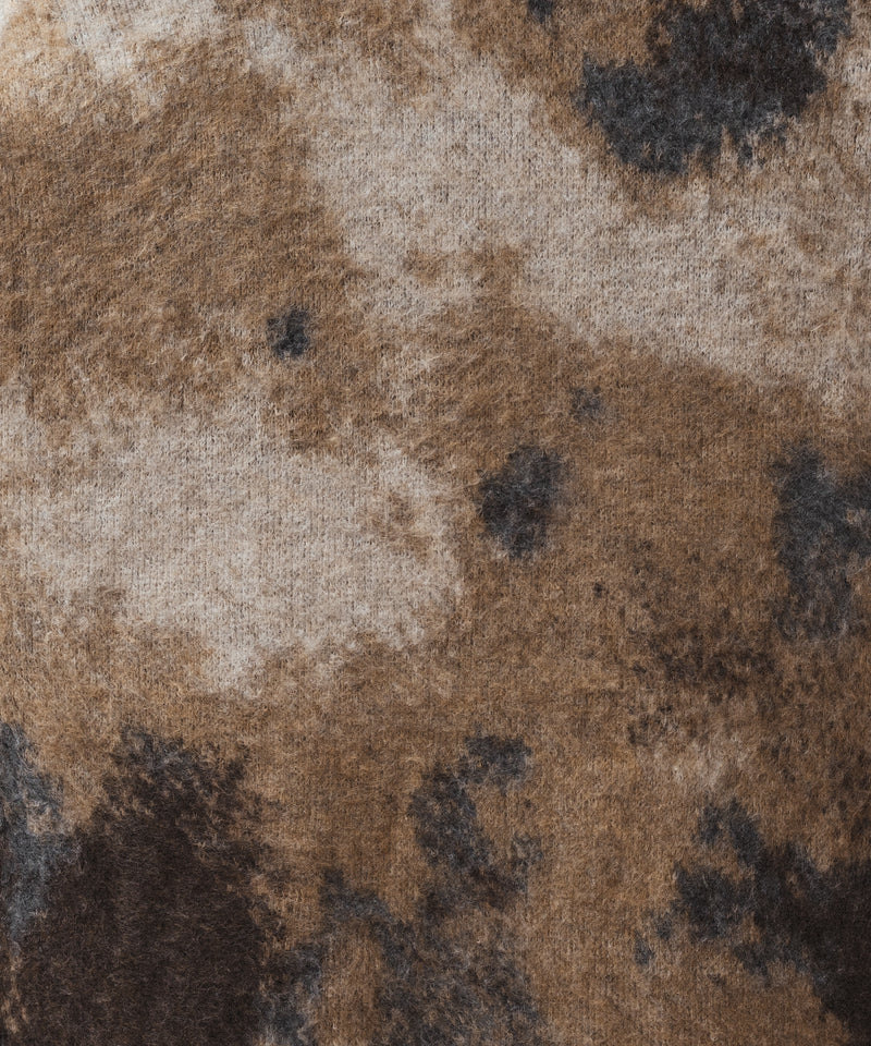 【New】ABSTRACT SHAGGY KNIT/アブストラクトシャギーニット