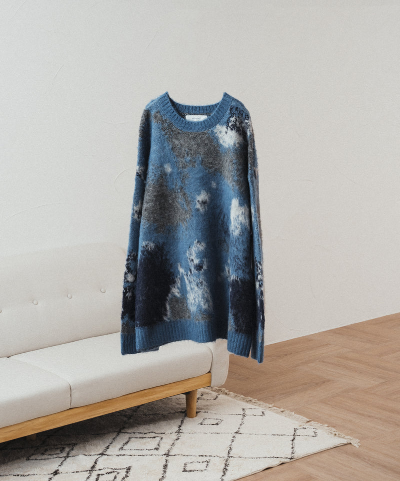 【New】ABSTRACT SHAGGY KNIT/アブストラクトシャギーニット