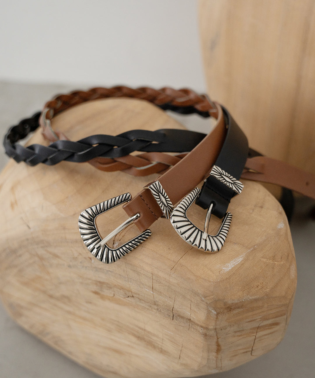 selleglant｜セレグランテ】WESTERN SWITCH MESH BELT/ウエスタン