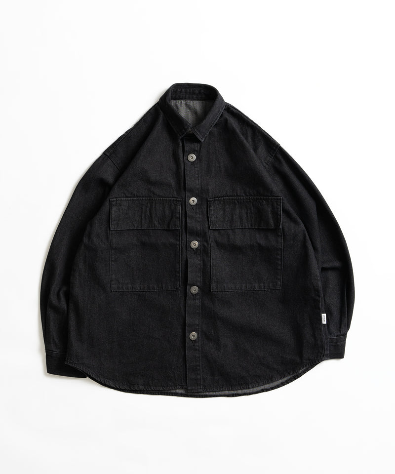 【WETTEMPT｜ウィテンプト】BIG POCKET DENIM SHIRT / ビッグポケットデニムシャツ