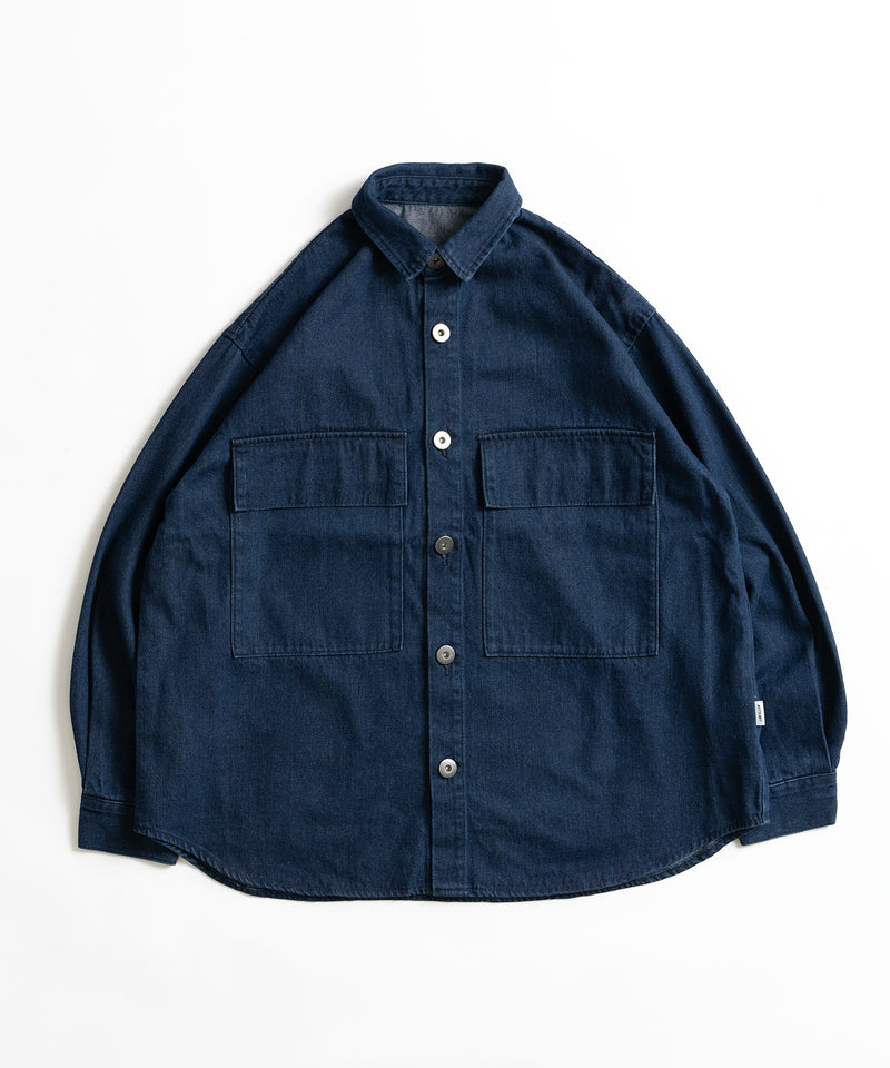 【WETTEMPT｜ウィテンプト】BIG POCKET DENIM SHIRT / ビッグポケットデニムシャツ