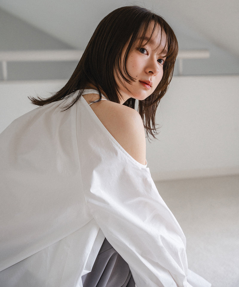 open shoulder blouse / オープンショルダーブラウス