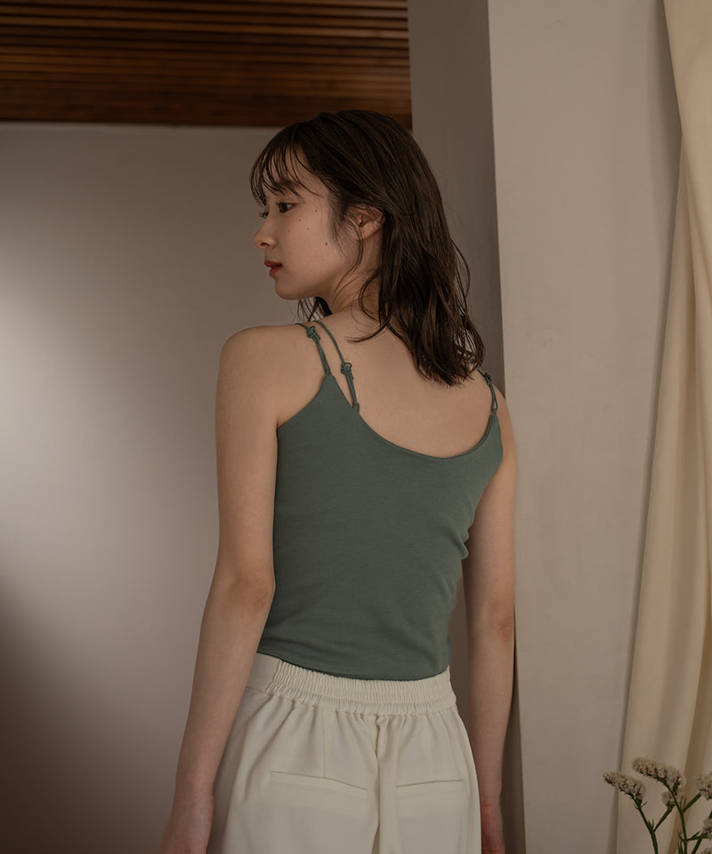 logo plate camisole / ロゴプレートキャミソール