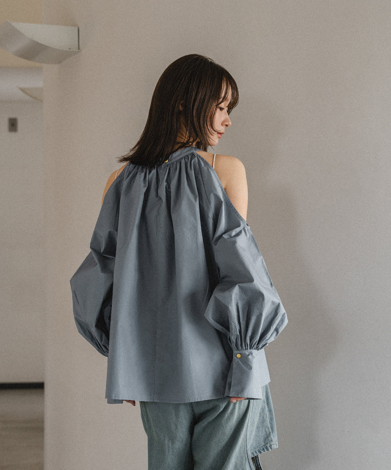 open shoulder blouse / オープンショルダーブラウス