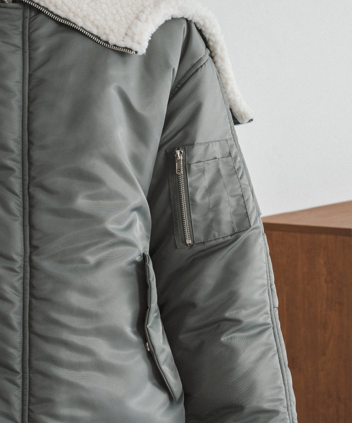 【New/favclo限定】N-2B NYLON PADDING JACKET/N-2Bナイロンパディングジャケット