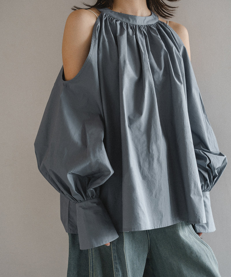 open shoulder blouse / オープンショルダーブラウス