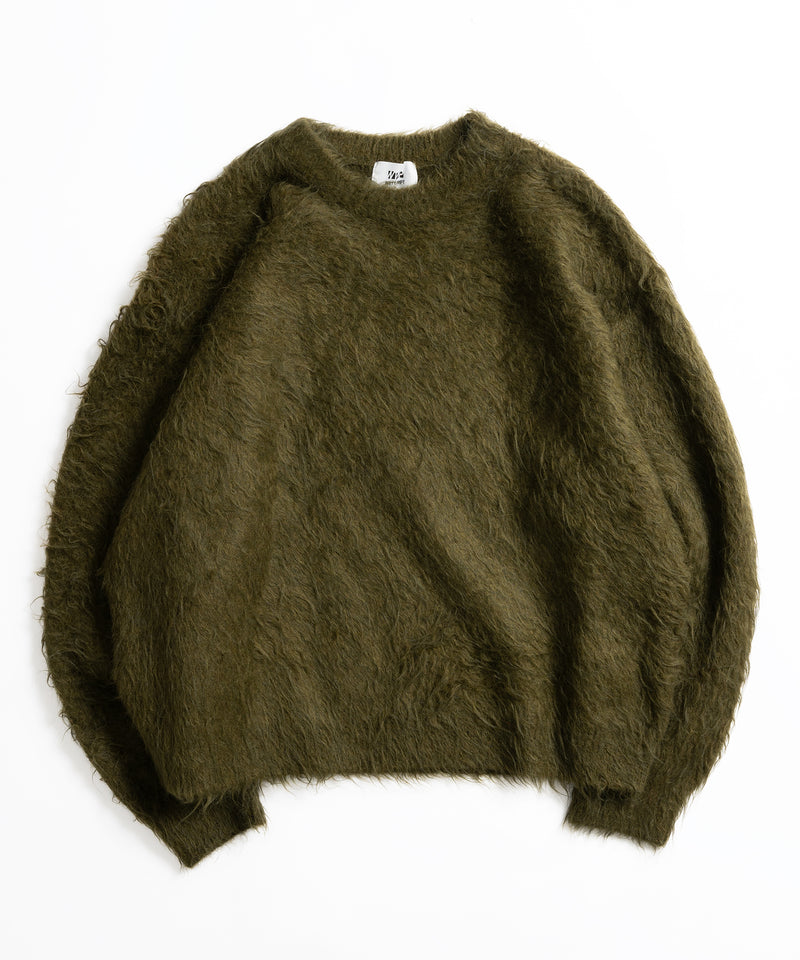 新色追加【WETTEMPT｜ウィテンプト】WOOL MIXED PERM SHAGGY KNIT /ウールミックスパーマシャギーニット