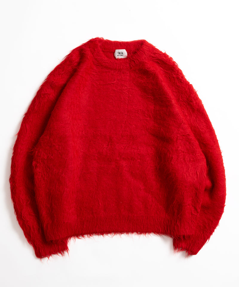 新色追加【WETTEMPT｜ウィテンプト】WOOL MIXED PERM SHAGGY KNIT /ウールミックスパーマシャギーニット