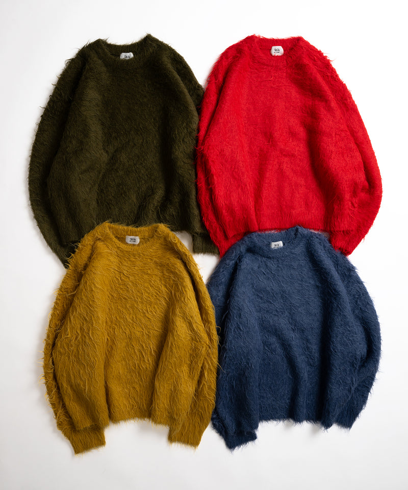 新色追加【WETTEMPT｜ウィテンプト】WOOL MIXED PERM SHAGGY KNIT /ウールミックスパーマシャギーニット