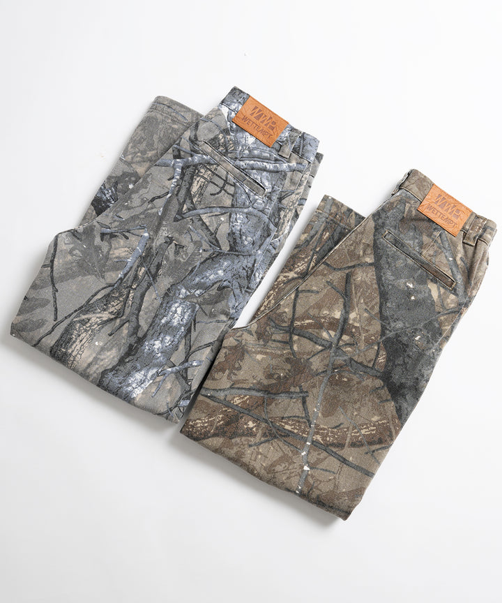 WETTEMPT リアルツリー　パンツ　S WETTEMPT パンツ 1 TUCK REAL TREE PANTS/ワンタックリアル