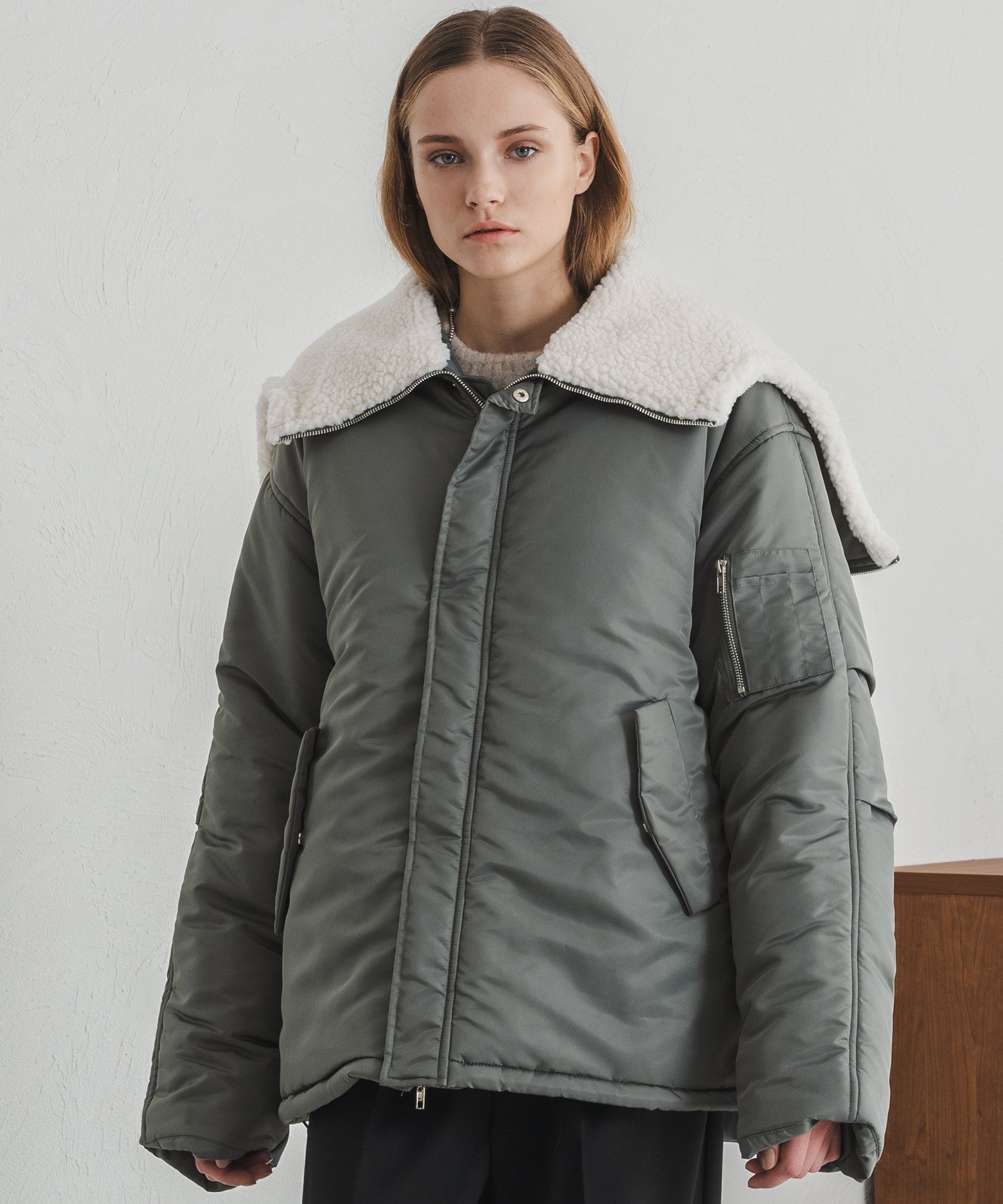 【New/favclo限定】N-2B NYLON PADDING JACKET/N-2Bナイロンパディングジャケット