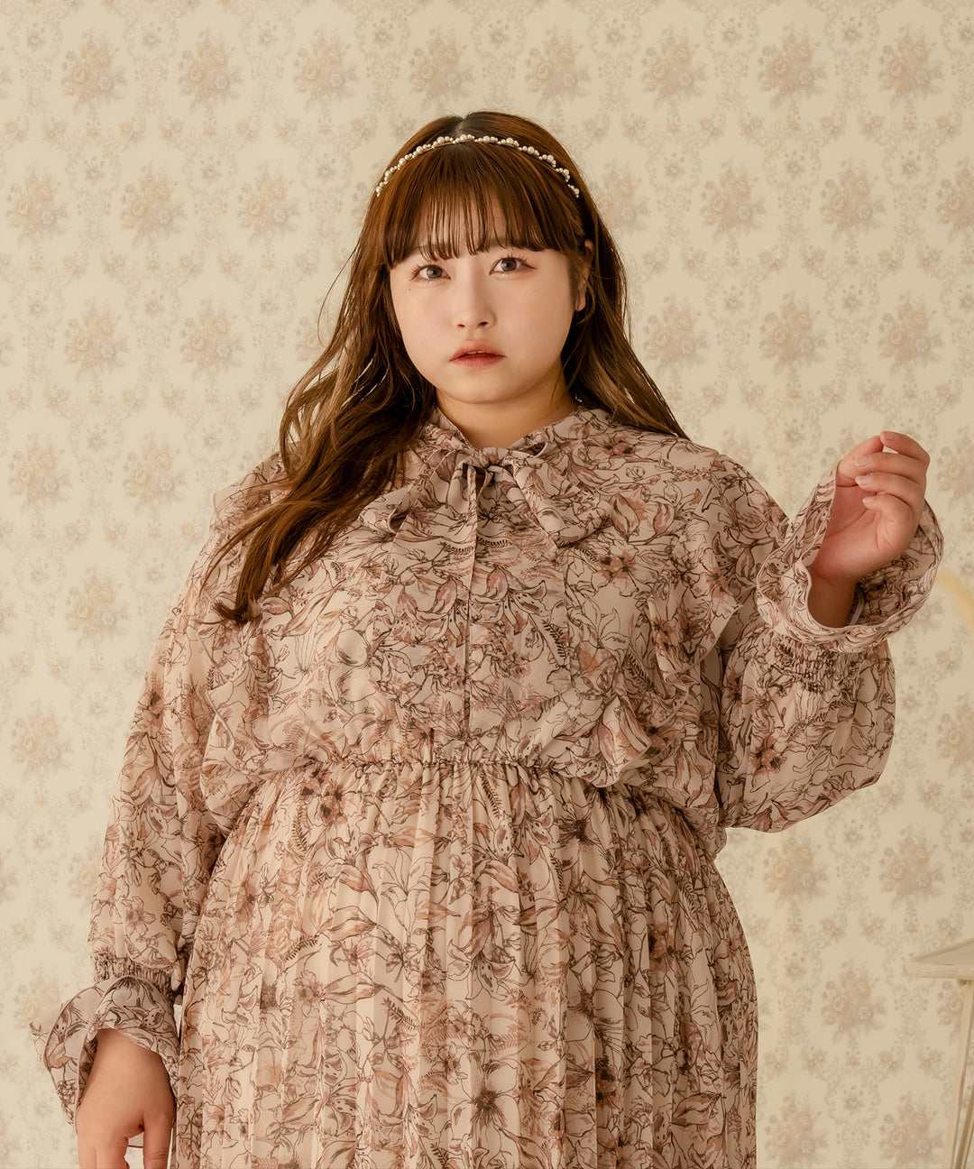 Louiosy|ルオシー|BOWTIE FRILL PLEATS DRESS/ボウタイフリルプリーツワンピース – favclo.