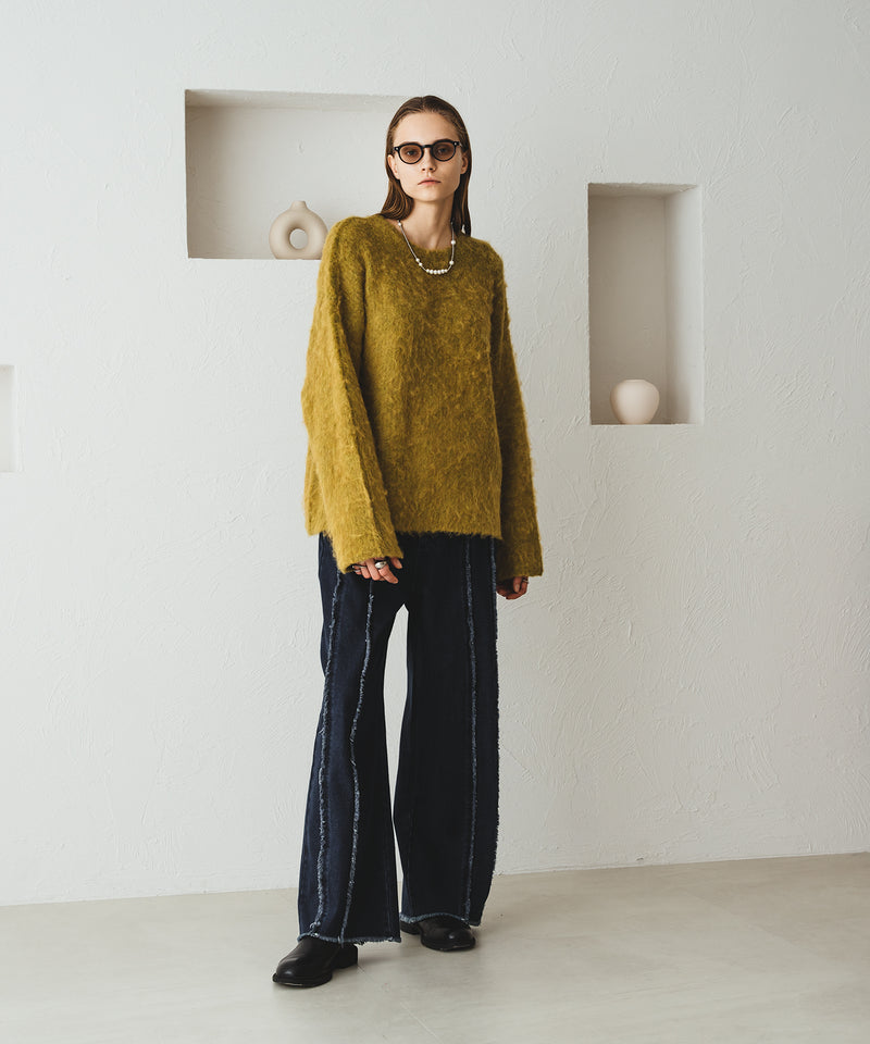 MELANGE SHAGGY KNIT / メランジシャギーニット