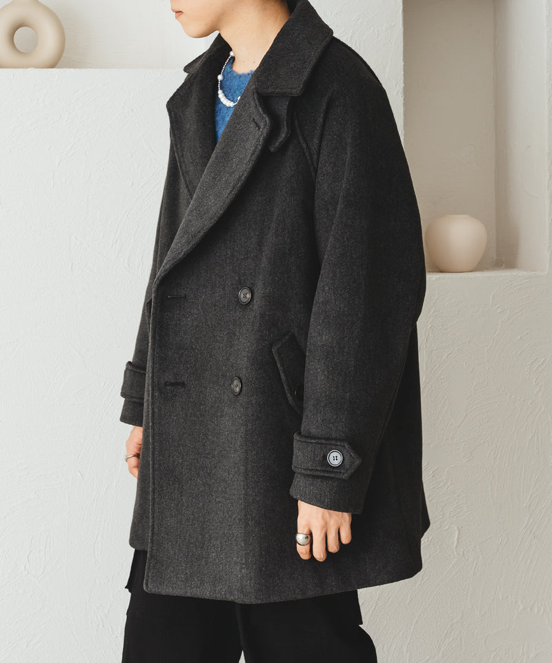 【 favclo限定 】DOUBLE BRESTED HALF COURT / ダブルブレストハーフコート