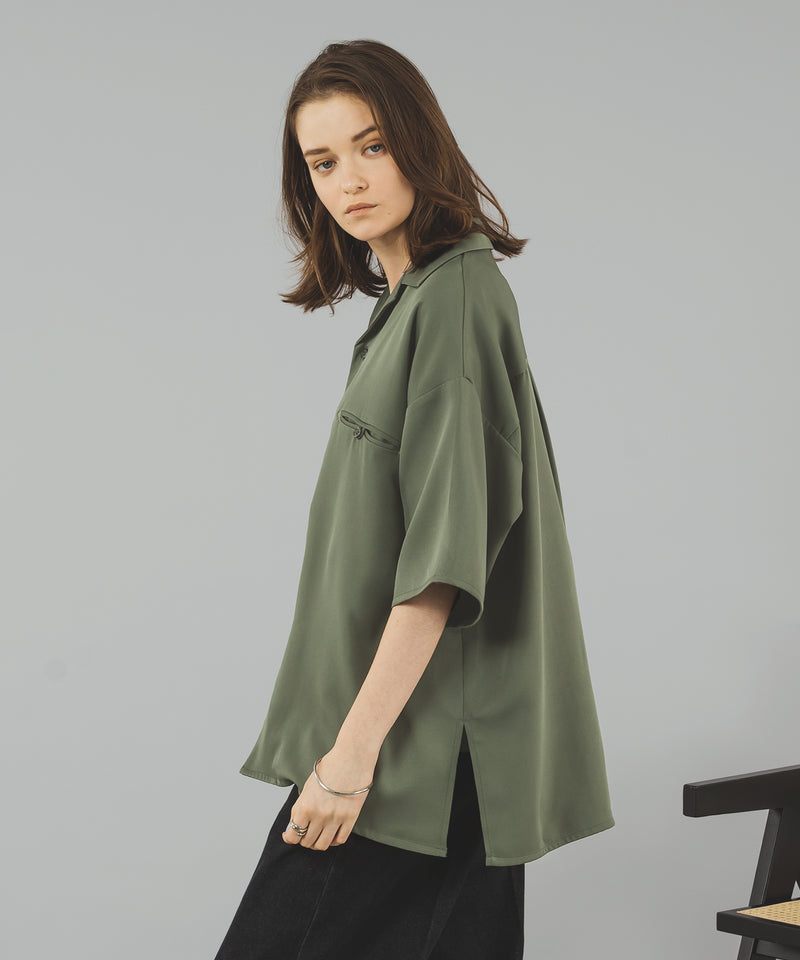 OPEN COLLAR WESTERN SHIRT/オープンカラーウエスタンシャツ