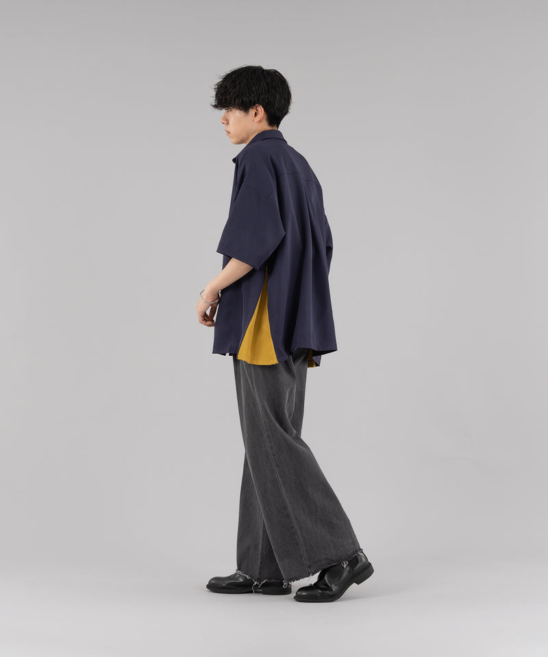 SIDE ZIP REGULAR SHIRT/サイドジップレギュラーシャツ