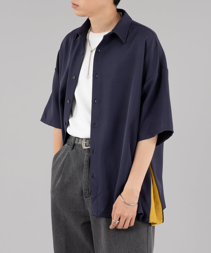 SIDE ZIP REGULAR SHIRT/サイドジップレギュラーシャツ