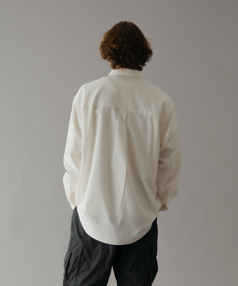 【WETTEMPT】COTTON LINEN BIG POCKET SHIRT /コットンリネンビッグポケットシャツ