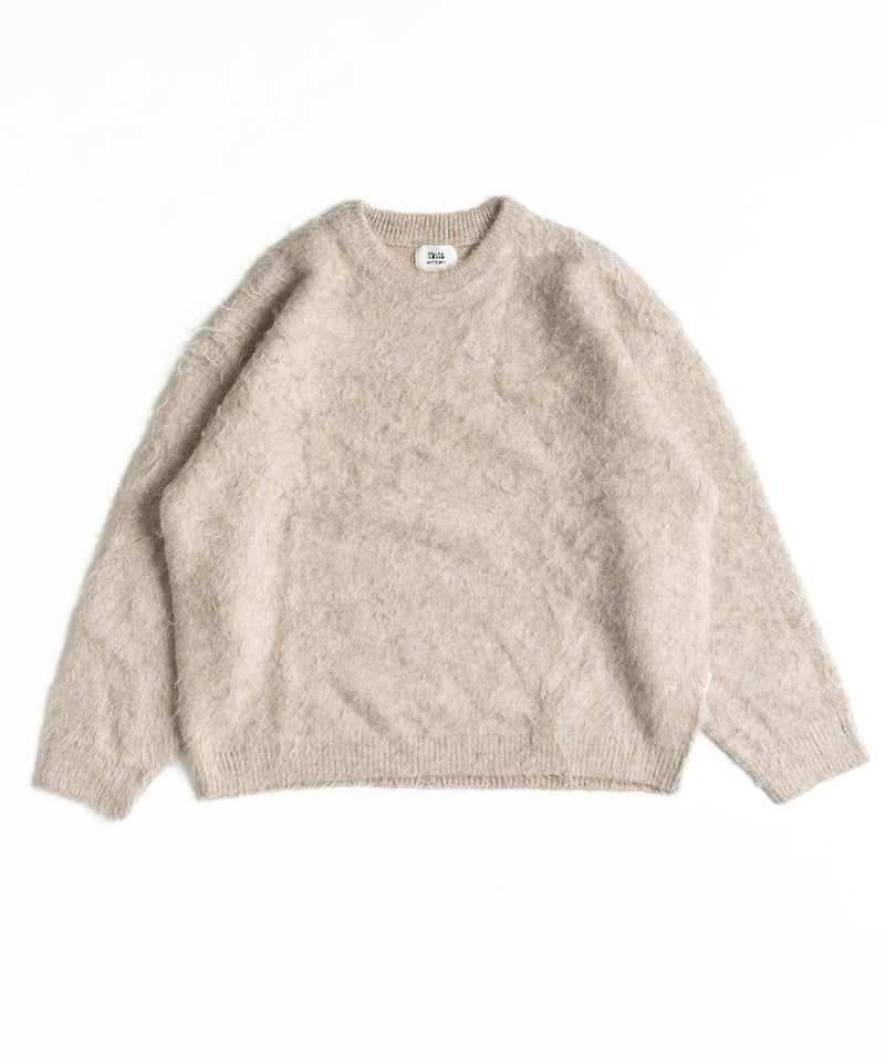 新色追加【WETTEMPT｜ウィテンプト】WOOL MIXED PERM SHAGGY KNIT /ウールミックスパーマシャギーニット