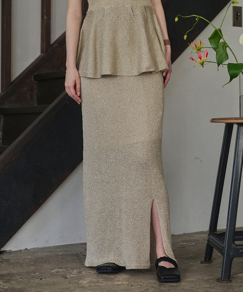 spangle tight skirt / スパンコールタイトスカート