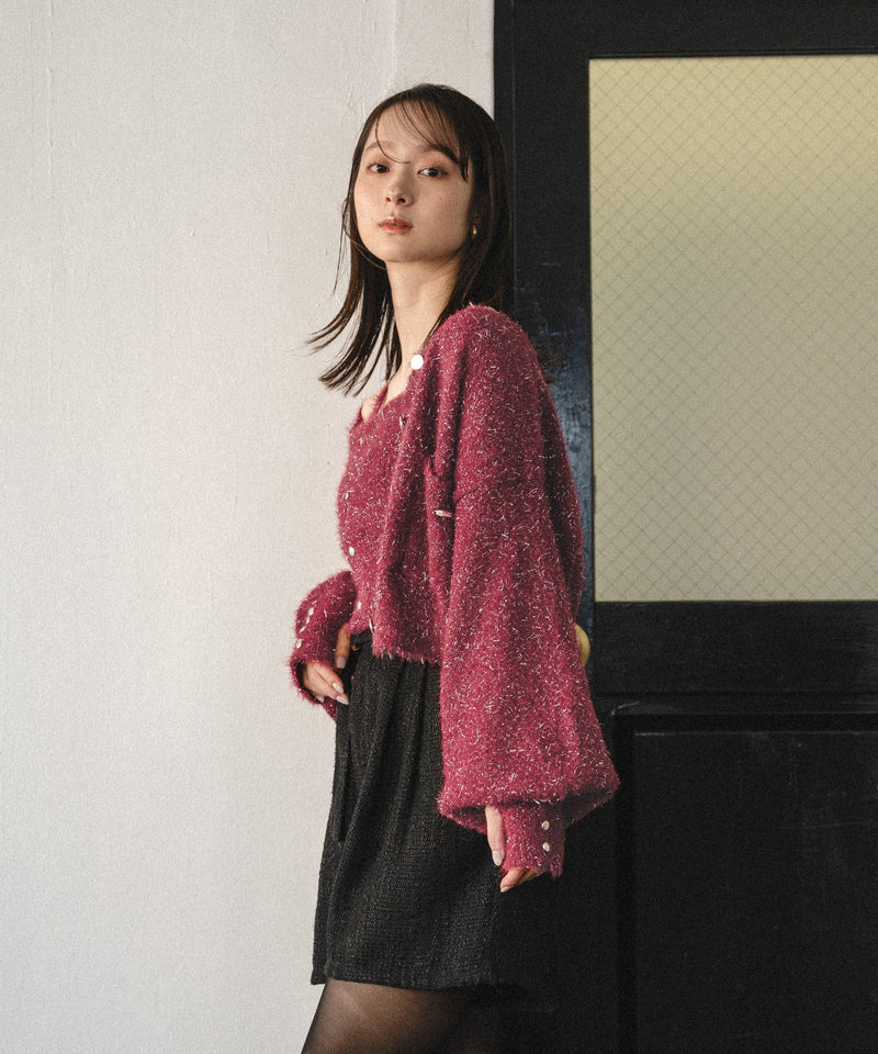 glitter knit ensemble / グリッターニットアンサンブル