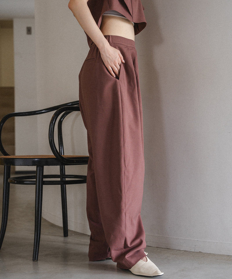 linen blend cocoon pants / リネンブレンドコクーンパンツ