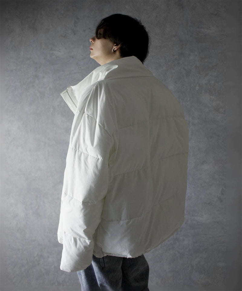 【by Aran】oversize high neck eco down jacket / オーバーサイズ ハイネックエコダウンジャケット