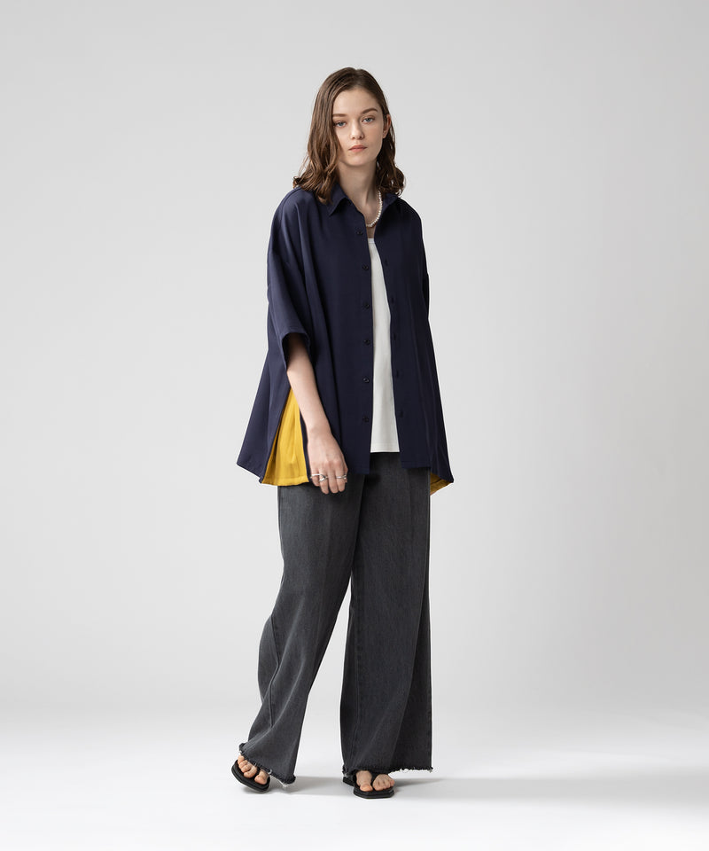 SIDE ZIP REGULAR SHIRT/サイドジップレギュラーシャツ