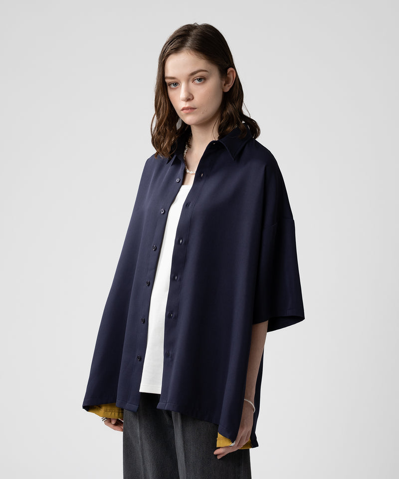 SIDE ZIP REGULAR SHIRT/サイドジップレギュラーシャツ