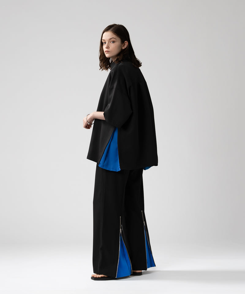 SIDE ZIP REGULAR SHIRT/サイドジップレギュラーシャツ