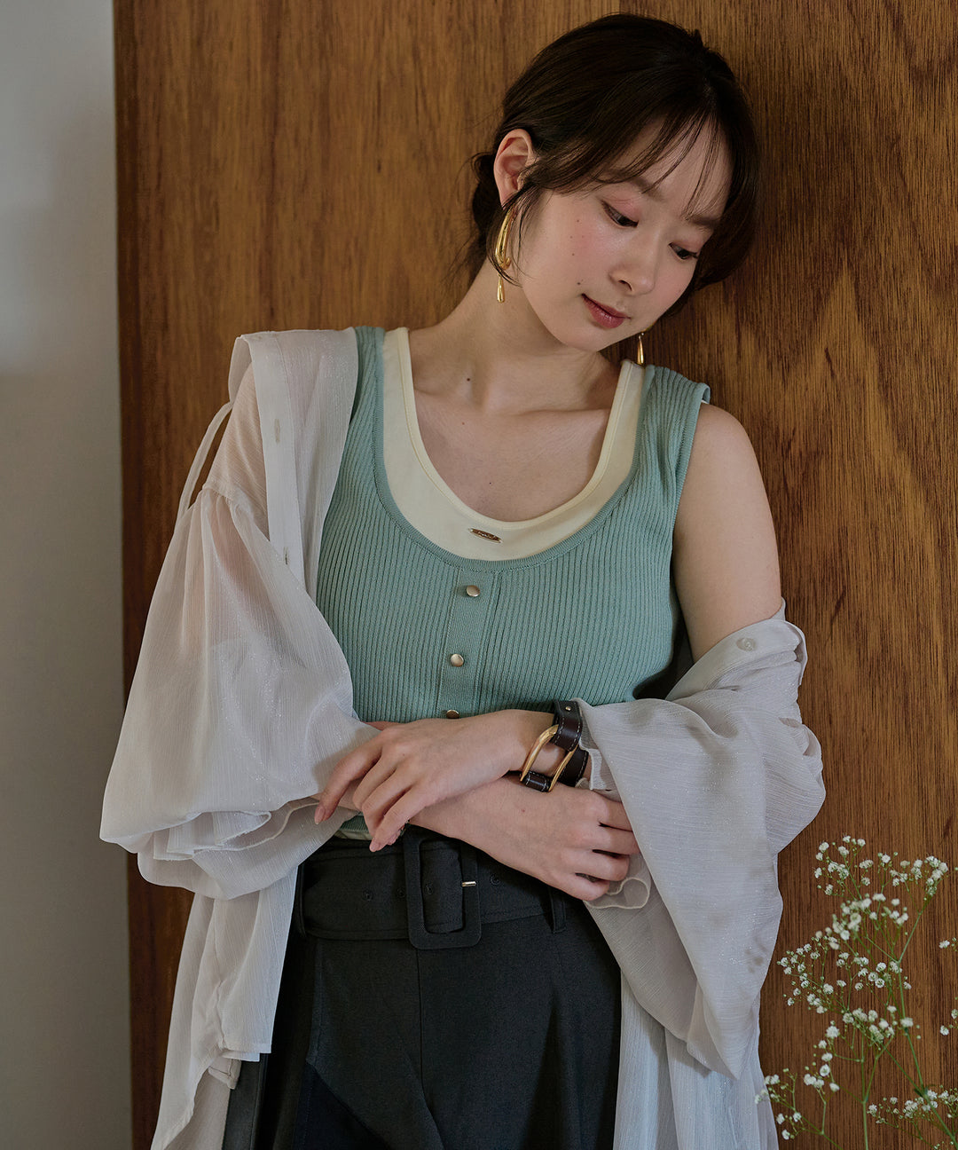 layered design tank top / レイヤードデザインタンクトップ – favclo.