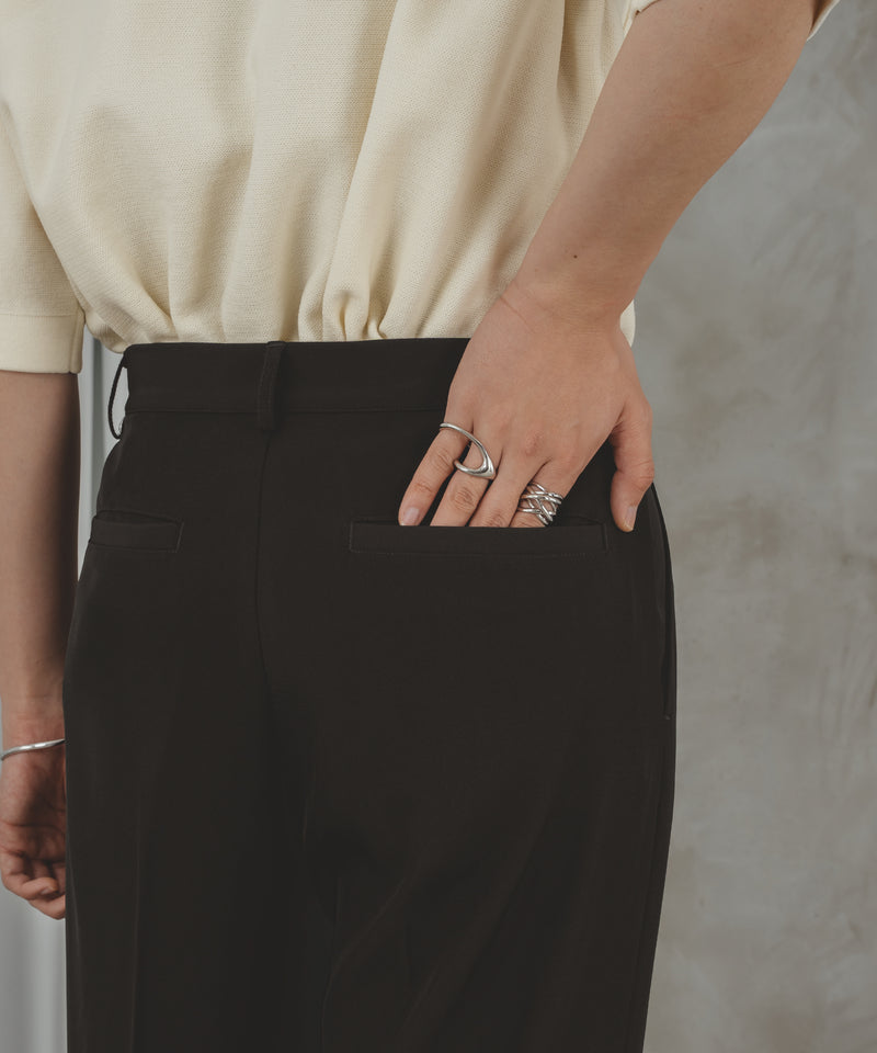 SIDE DOT BOTTON SLIT PANTS/サイドボタンスリットパンツ