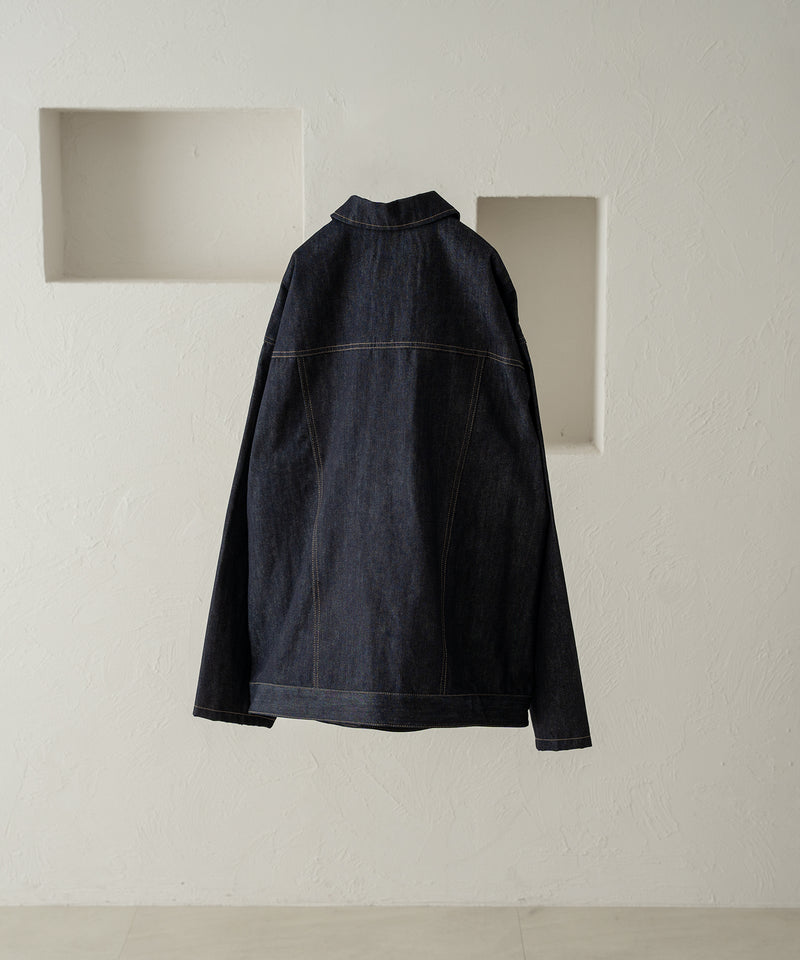 【selleglant｜セレグランテ】RIGIT DENIM ARM SLIT JACKETKET/リジットデニムアームスリットジャケット