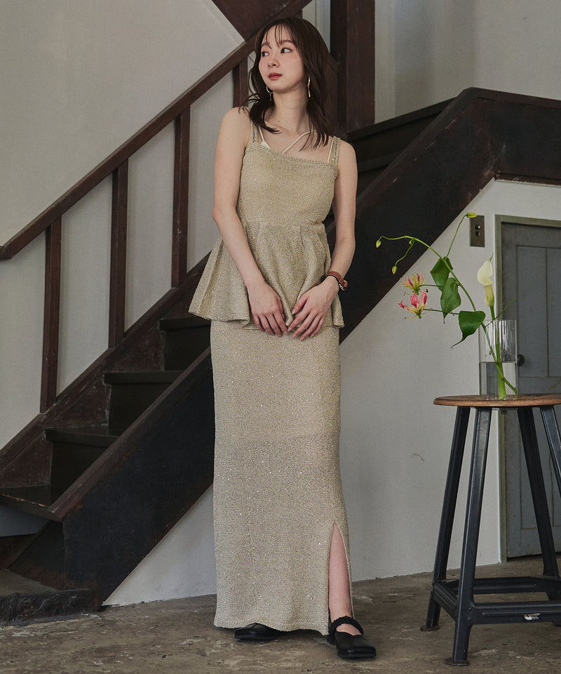 spangle tight skirt / スパンコールタイトスカート