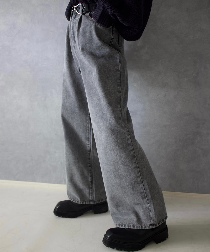 tuck baggy vintage denim pants / タックバギー ヴィンテージデニムパンツ