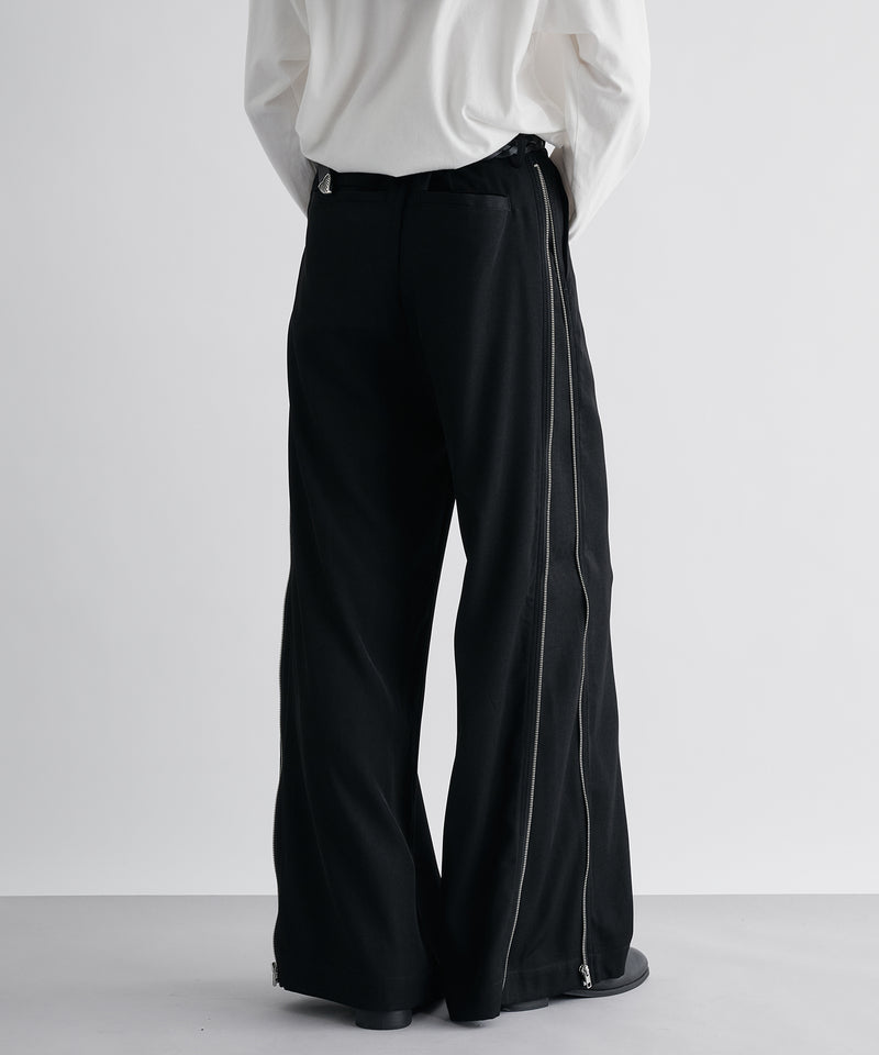 【selleglant｜セレグランテ】SIDE ZIP WIDE SLACKS PANTS/サイドジップワイドスラックスパンツ