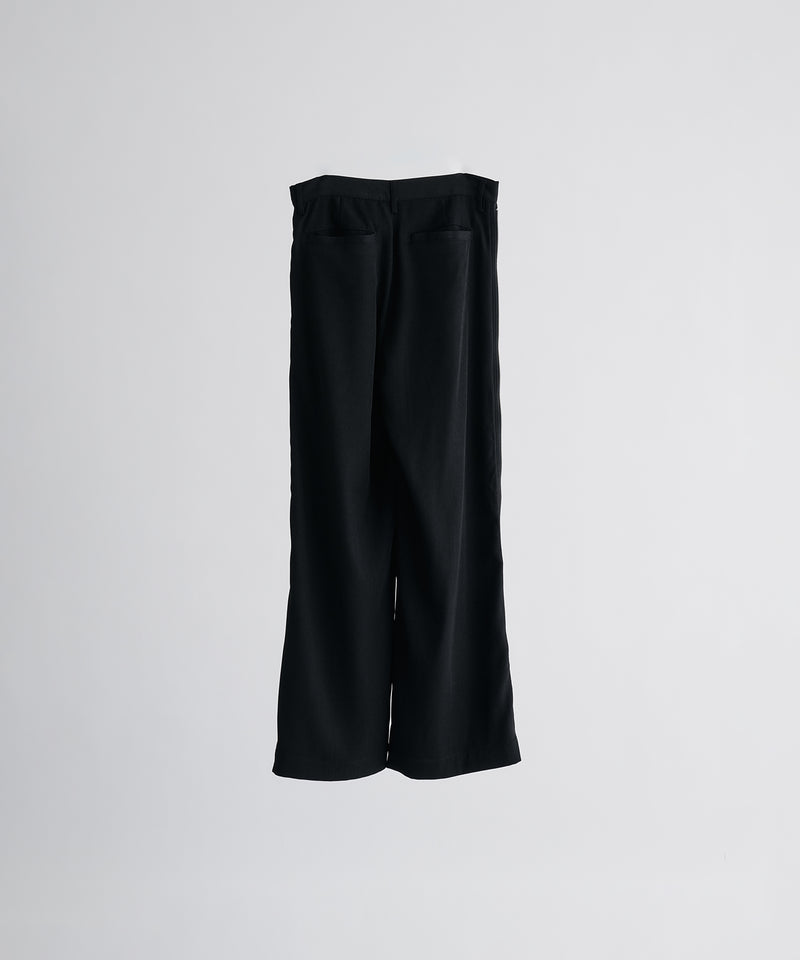 【selleglant｜セレグランテ】SIDE ZIP WIDE SLACKS PANTS/サイドジップワイドスラックスパンツ