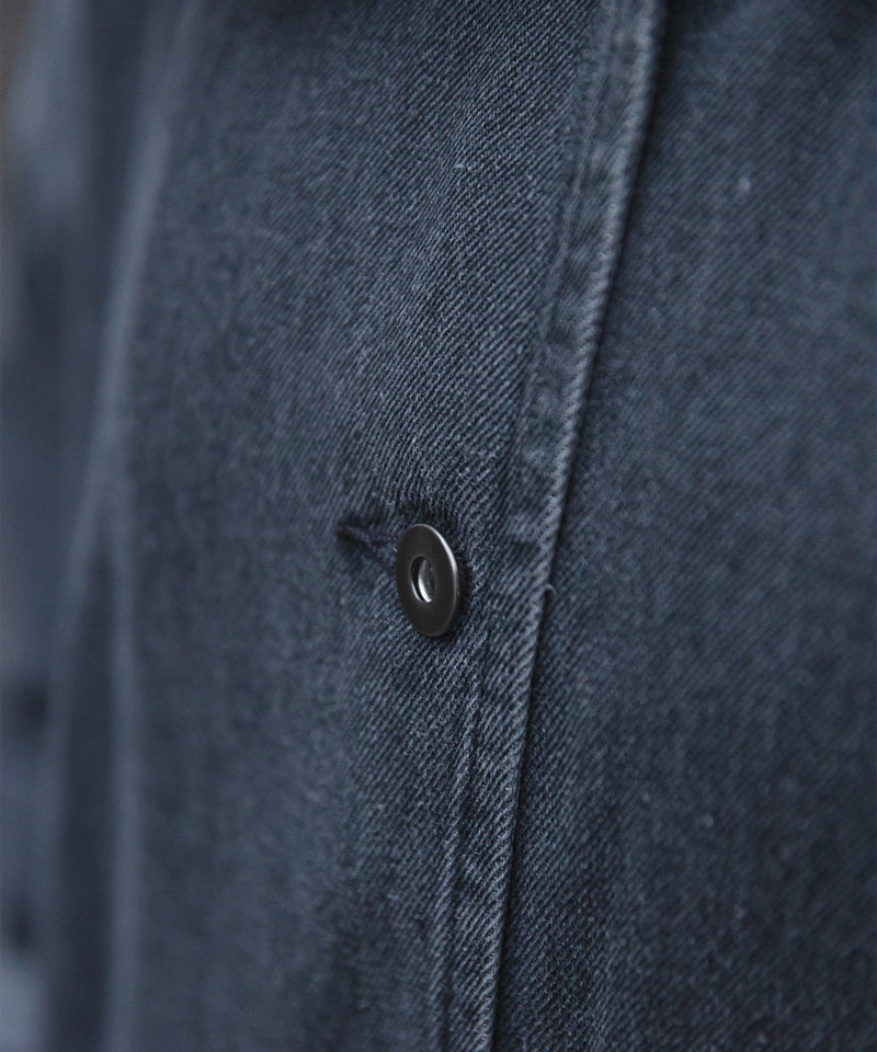 【favclo. Special price】sleeve button over size denim jacket / 袖ボタンオーバーサイズデニムジャケット