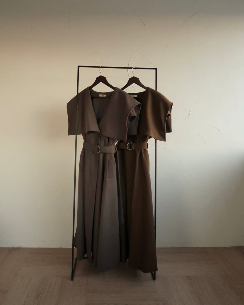 long gilet onepiece / ロングジレワンピース