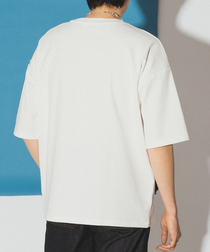 【selleglant｜セレグランテ】ABSTRACT PRINT T SHIRT/アブストラクトプリントTシャツ