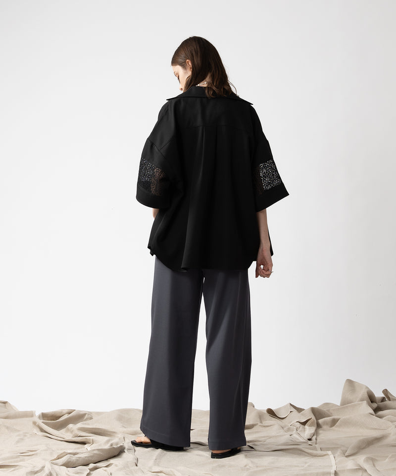 WAIST HOOK WIDE PANTS / ウエストホックワイドパンツ