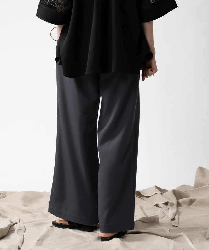 WAIST HOOK WIDE PANTS / ウエストホックワイドパンツ