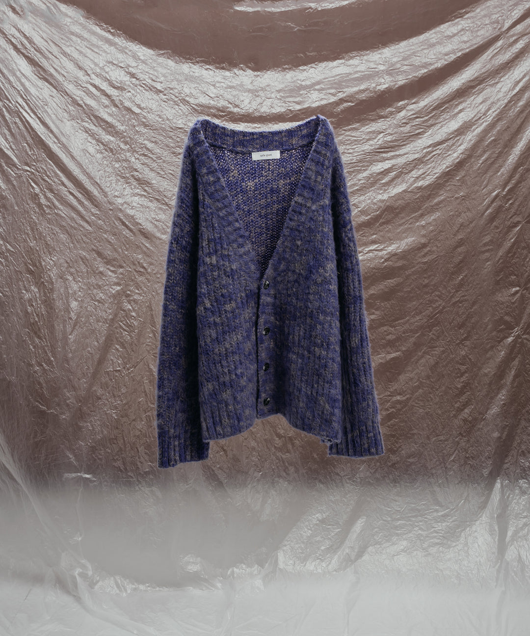 【即完売品】selle glant シャギーニット カーディガン selleglant｜セレグランテ】MIX SHAGGY CARDIGAN / ミックス