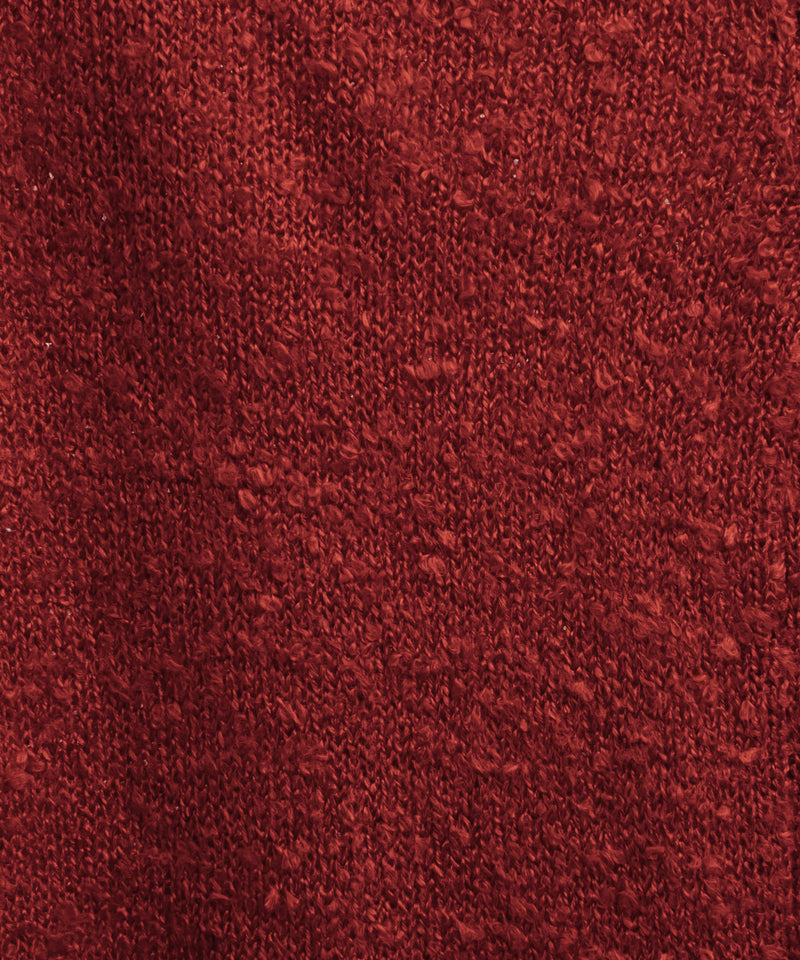 SKIPPER BOUCLE POLO KNIT / スキッパーブークレポロニット