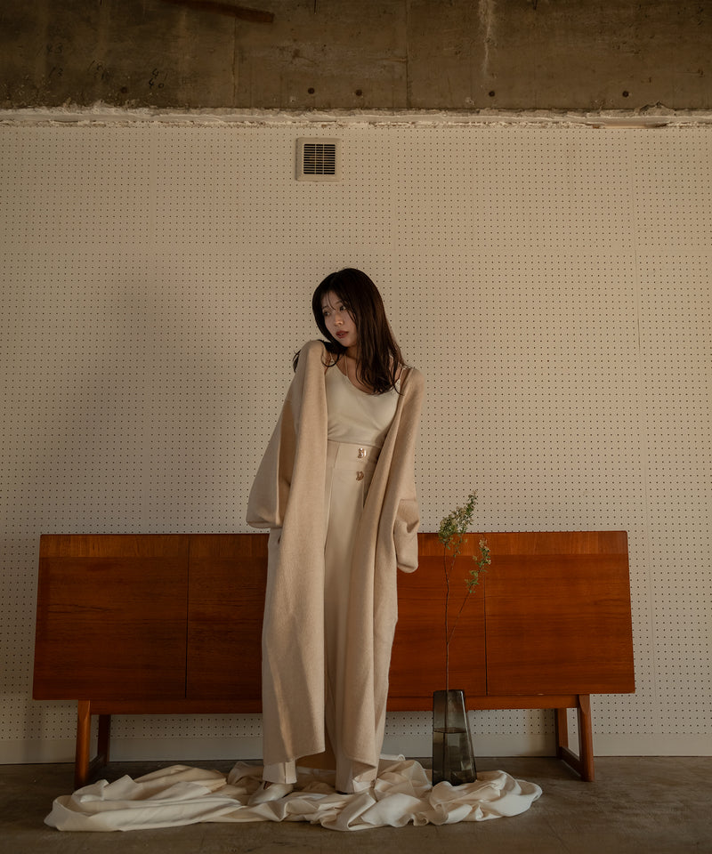 kint long coat / ニットロングコート