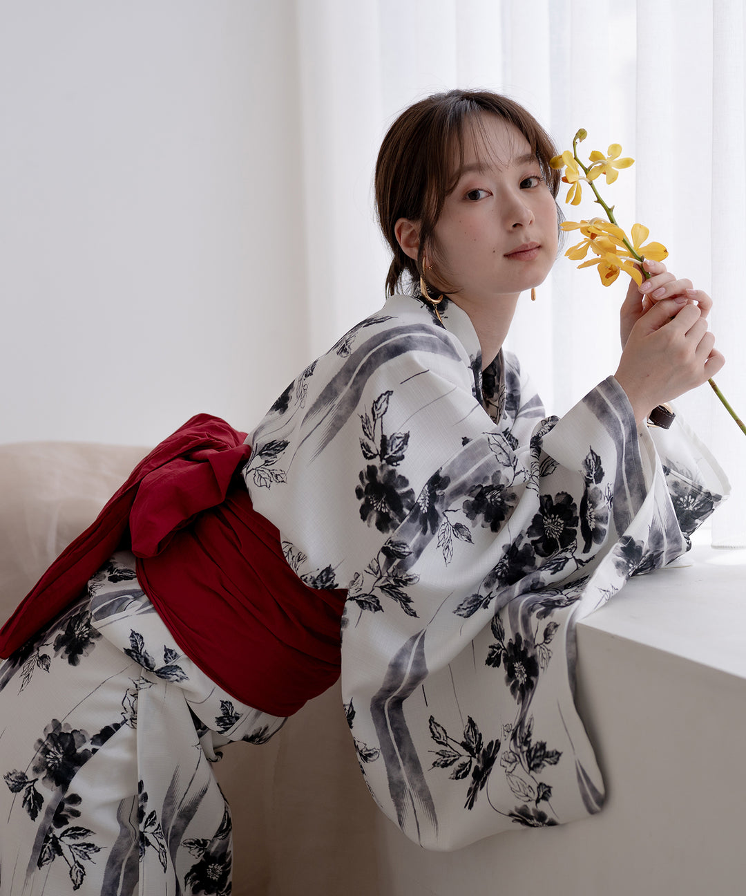 original floral pattern yukata / オリジナル花柄浴衣 – favclo.