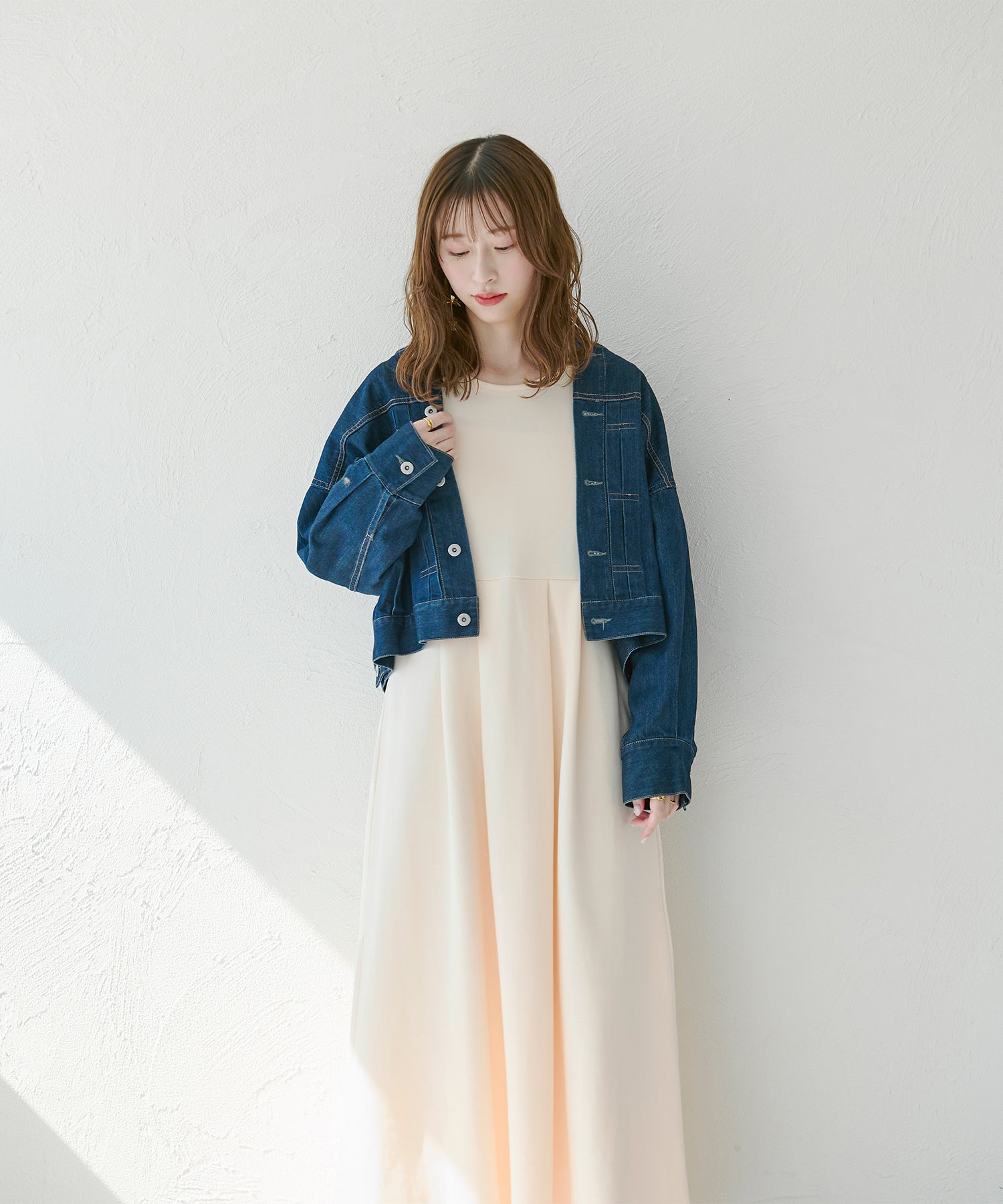 【favclo. Special price】チュールフリル付きワンピース / tulle frill onepiece